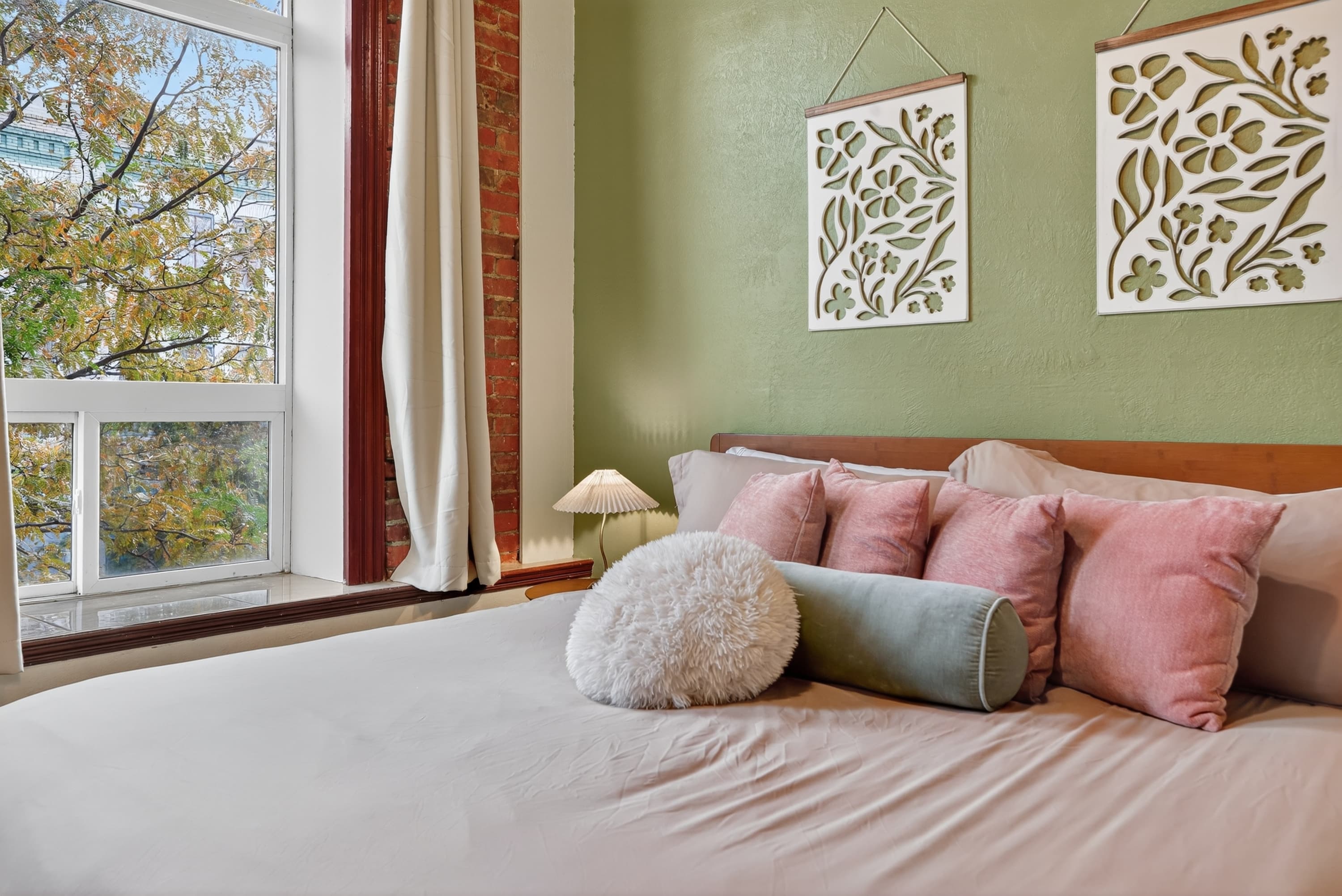 Historic industrial luxury atmosphere at The Cory Block Apartments