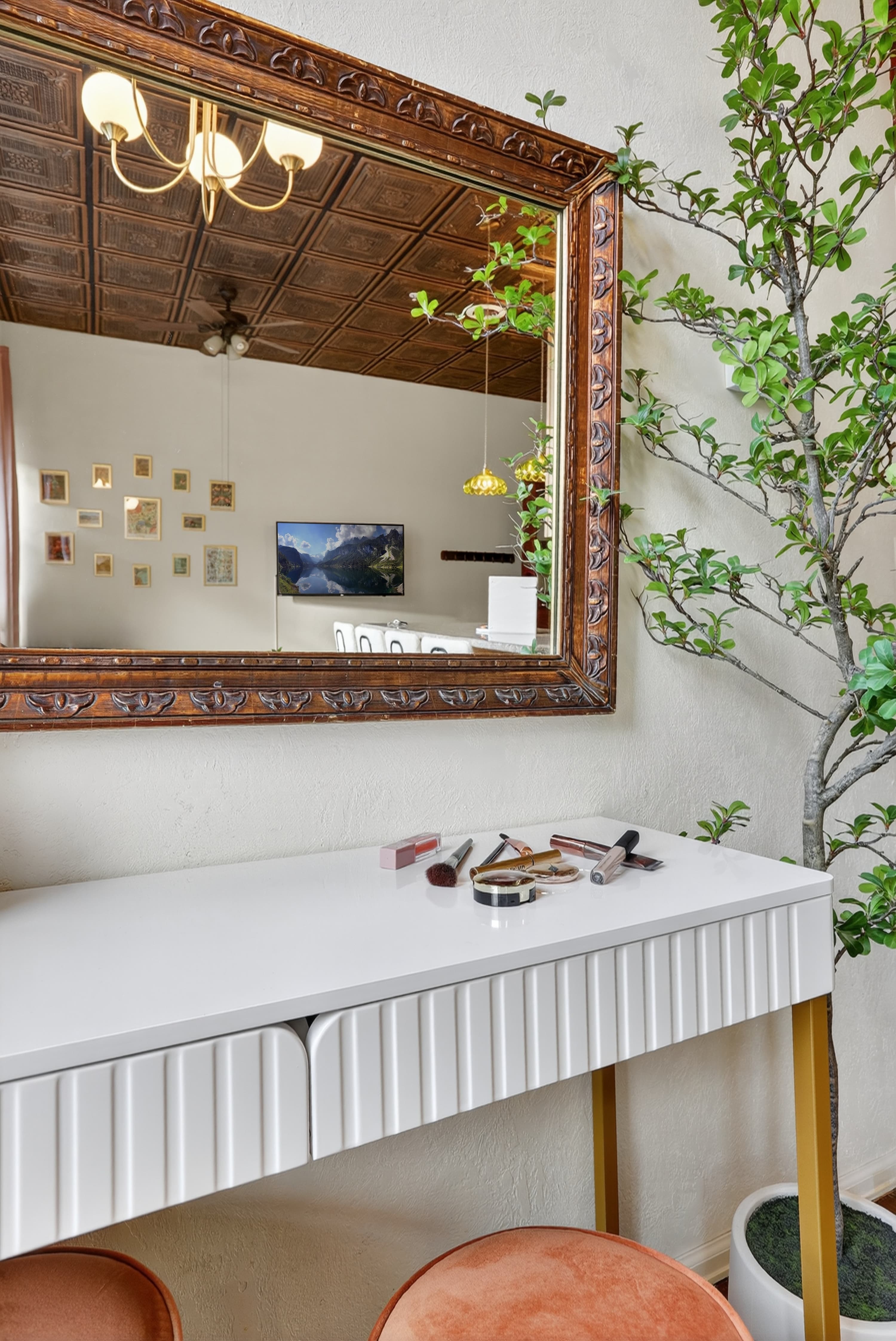 Historic industrial luxury atmosphere at The Cory Block Apartments